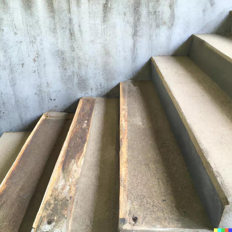 Schody na beton drewniane schody na beton
